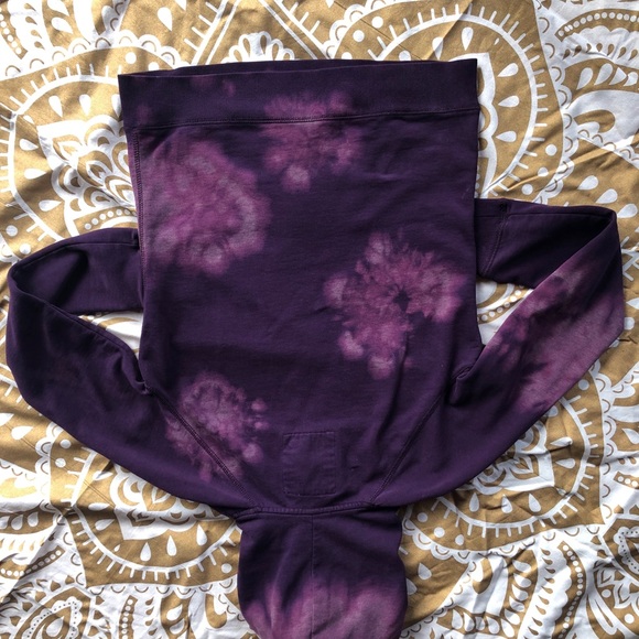 Garage hand dyed purple hoodie - Picture 4 of 4